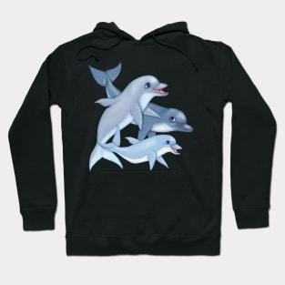 Dolphin Family Pod Hoodie